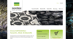 Desktop Screenshot of novitex.ch