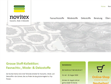 Tablet Screenshot of novitex.ch