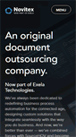 Mobile Screenshot of novitex.com